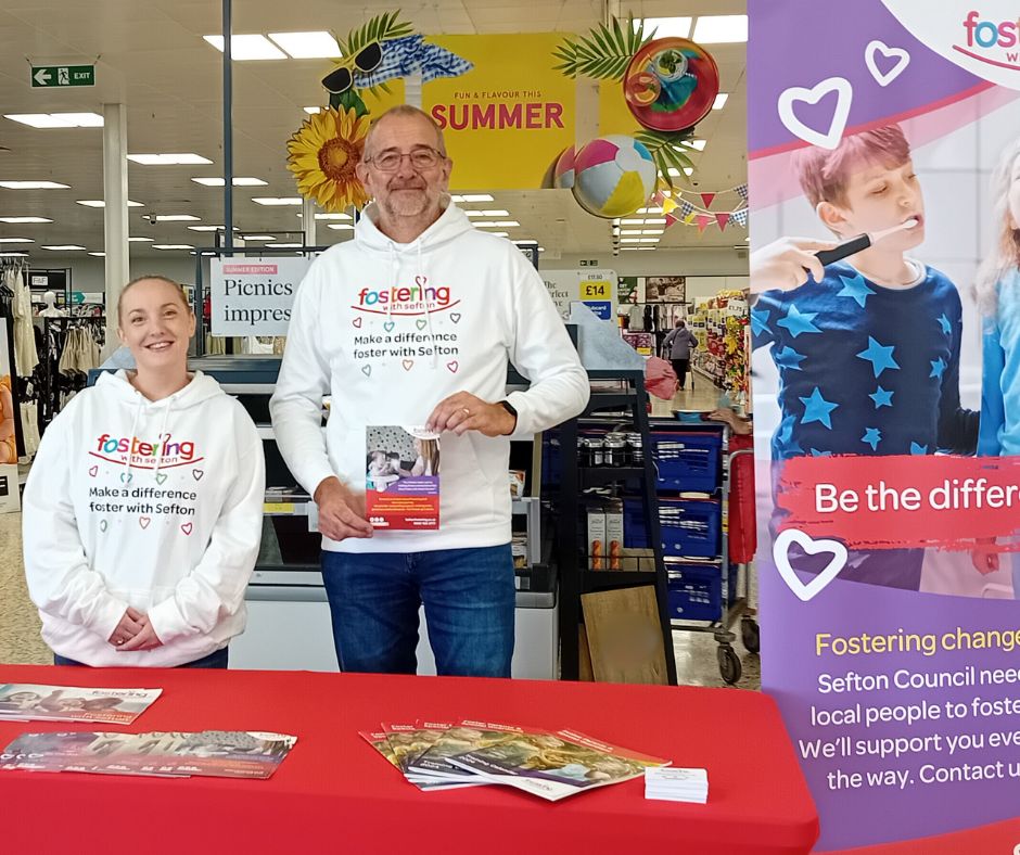 Sefton Fostering at information drop in